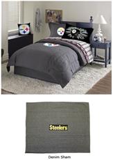 Pittsburgh Steelers Denim Bedding Accessories | By DomesticBin