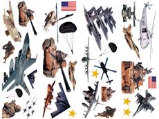 Military Jumbo Accents | By DomesticBin