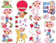 Strawberry Shortcake Jumbo Accents | By DomesticBin
