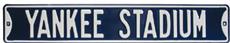 New York Yankee Stadium Steel Street Sign | By DomesticBin