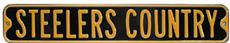 Pittsburgh Steelers Country Steel Street Sign | By DomesticBin
