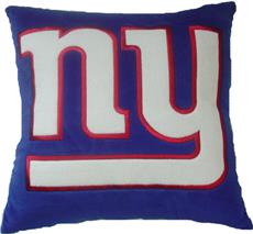 NY GIANTS 16&quot; Plush Pillow | By DomesticBin