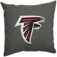 NFL Atlanta Falcons Denim 18&quot; Square Pillow | By DomesticBin
