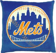 NEW YORK METS 16&quot;&#39; Plush Pillow | By DomesticBin