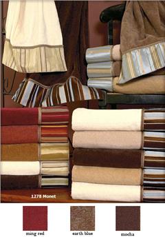 Monet Embellished Bath Towel Sets