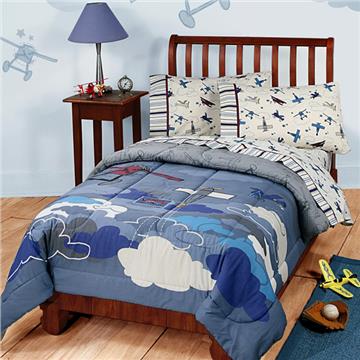 Plane Crazy  Airplane Bedding for Kids | By DomesticBin