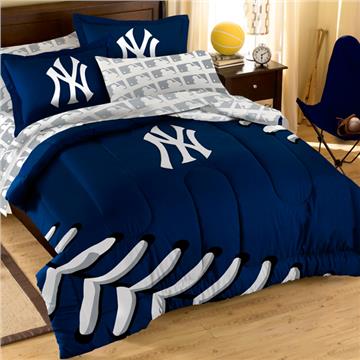 Yankees Comforter Set With Pillow Shams