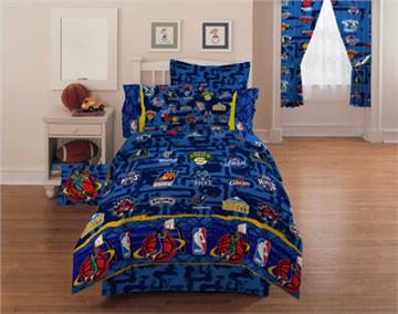 NBA HOOPS Kids Basketball Bedding for Boys