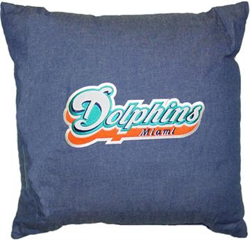 Miami Dolphins Denim Comforter And Sheet Set Combo