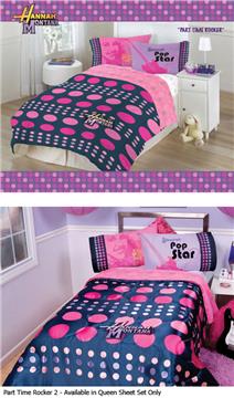 Hannah Montana Bedding For Girls Full Sheet Set