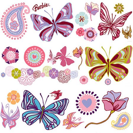 Barbie Butterfly Jumbo Accents
