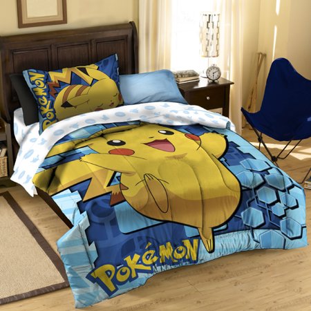 Pokemon "Big Pika" Comforter/Sham Set
