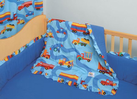 Boys Like Trucks Bedding for Boys 4 Piece Crib Set