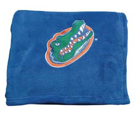 Florida Gators Embroidered Fleece Throw-Blue