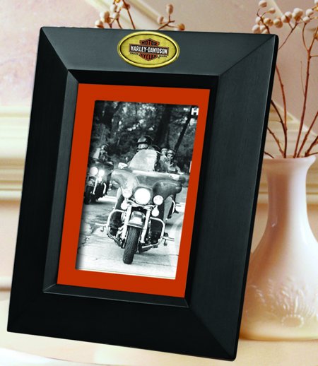 Harley Davidson Black Picture Frame-Portrait