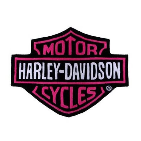 Harley Davidson Plush Rug Pink