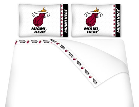 Miami Heat Microfiber Sheet Sets 