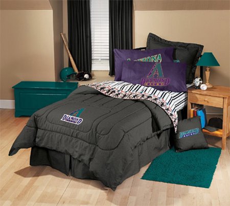 ARIZONA DIAMONDBACKS Denim Comforter & Sheet Set Combo 