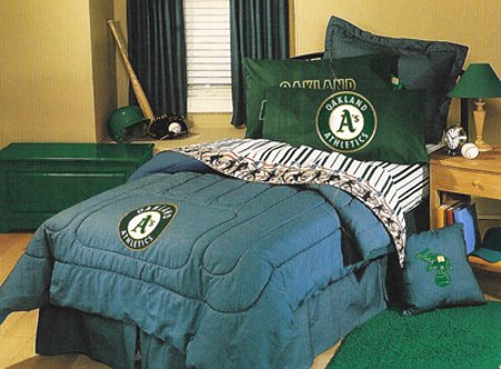 OAKLAND ATHLETICS Denim Bedding Accessories