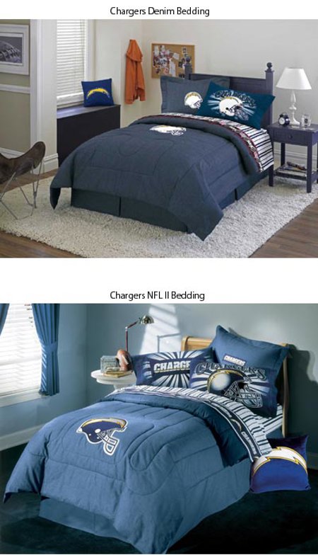San Diego Chargers Denim Bedding Accessories