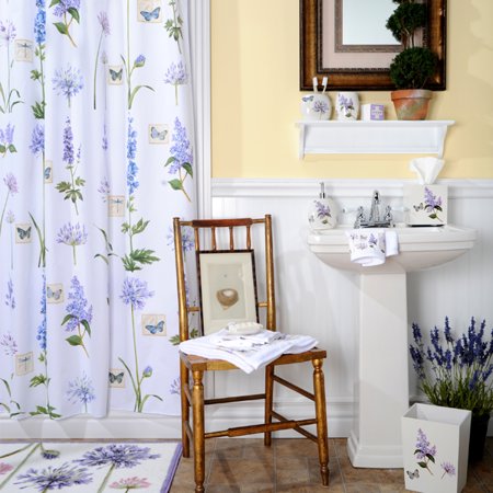 Etude de Fleur Shower Curtain, Towels & Bathroom Accessories 
