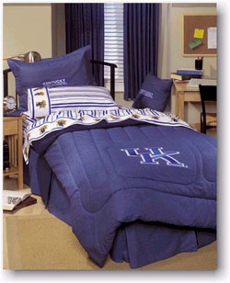 University of Kentucky  Denim Shams, Valance, Pillow