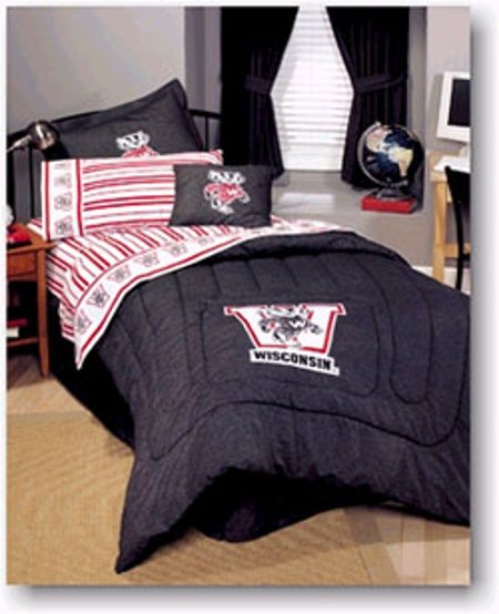 University of Wisconsin Denim Sham