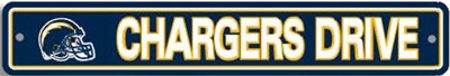San Diego Chargers Street Sign