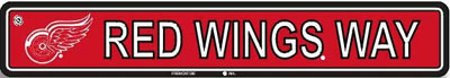 Detroit Redwings Street Sign