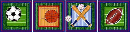 Sports Fun Wall Impressions