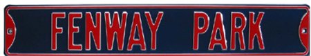 Fenway Park Steel Street Sign