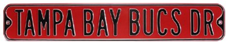 Tampa Bay Bucs Dr Steel Street Sign