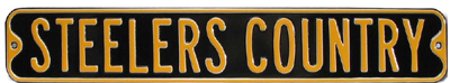 Pittsburgh Steelers Country Steel Street Sign