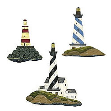 Warren Kimble Lighthouse Wallies Wallpaper Cutouts
