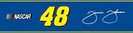 Jimmie Johnson Wall Border