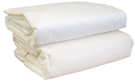 Solid White Bed Skirt Twin Size