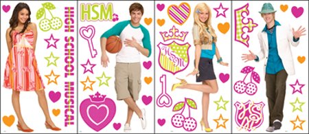 HIGH SCHOOL MUSICAL Room Appliques