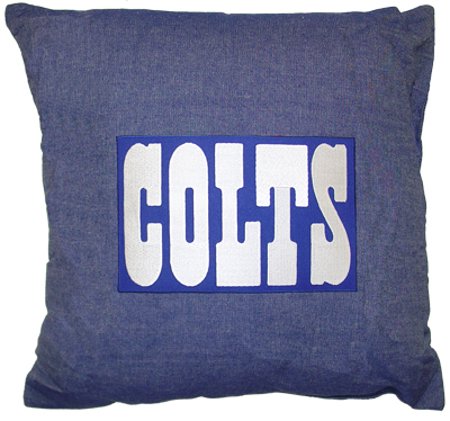 INDIANAPOLIS COLTS 18" Denim Pillow