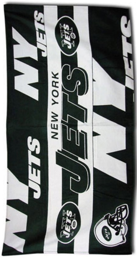New York Jets Fiber Reactive Beach Towel