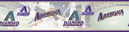 ARIZONA DIAMONDBACKS Scenic Wall Border