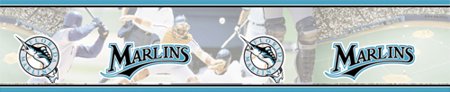 FLORIDA MARLINS Scenic Wall Border
