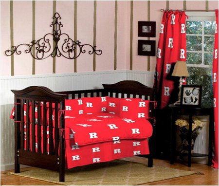 Rutgers University Baby Crib Set