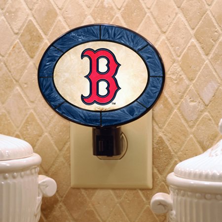Boston Red Sox Art Glass Night Light