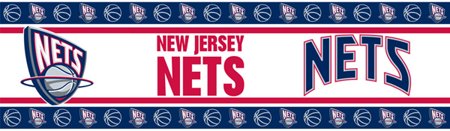 New Jersey Nets Wall Border