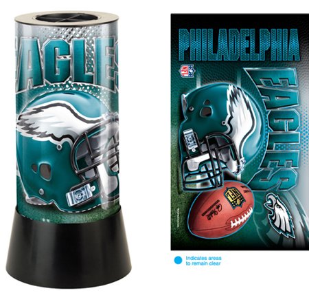 Philadelphia Eagles Rotating Lamp
