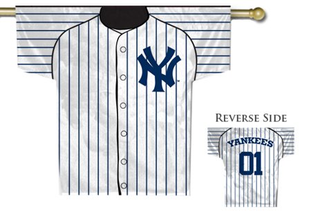 MLB New York Yankees 2-Sided Jersey House Flag