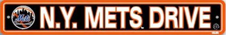 New York Mets Street Sign