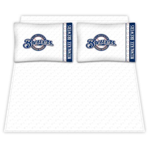 Milwaukee Brewers Microfiber Sheet Sets & Extra Pillowcases